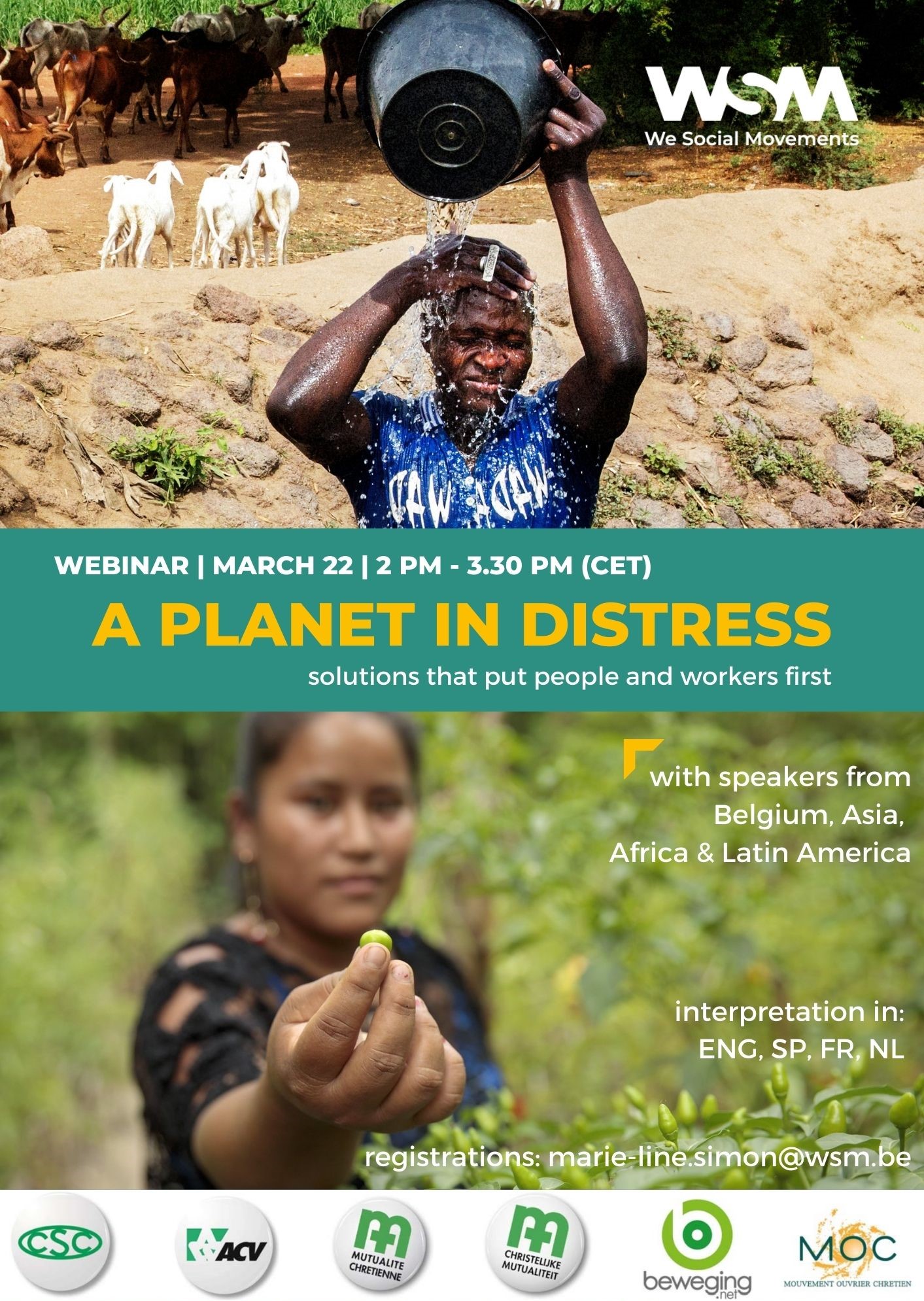 Webinar 'a planet in distress'